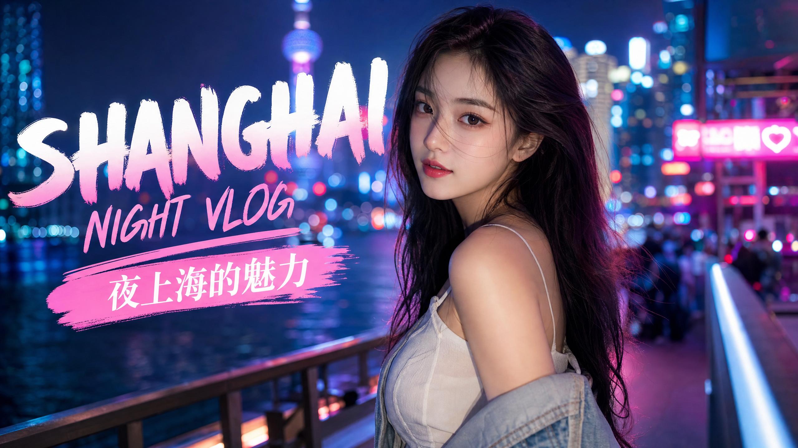捷克街头-捷克街头生活视频：夜上海魅力·城市夜景Vlog视频分享
